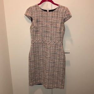 Banana Republic Pink Tweed Dress - Size 0 Petite